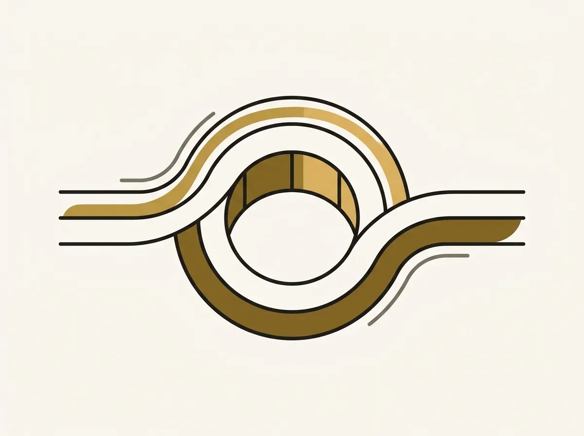 A line representing a path swerves to avoid a large hole, symbolizing the avoidance of common research mistakes.