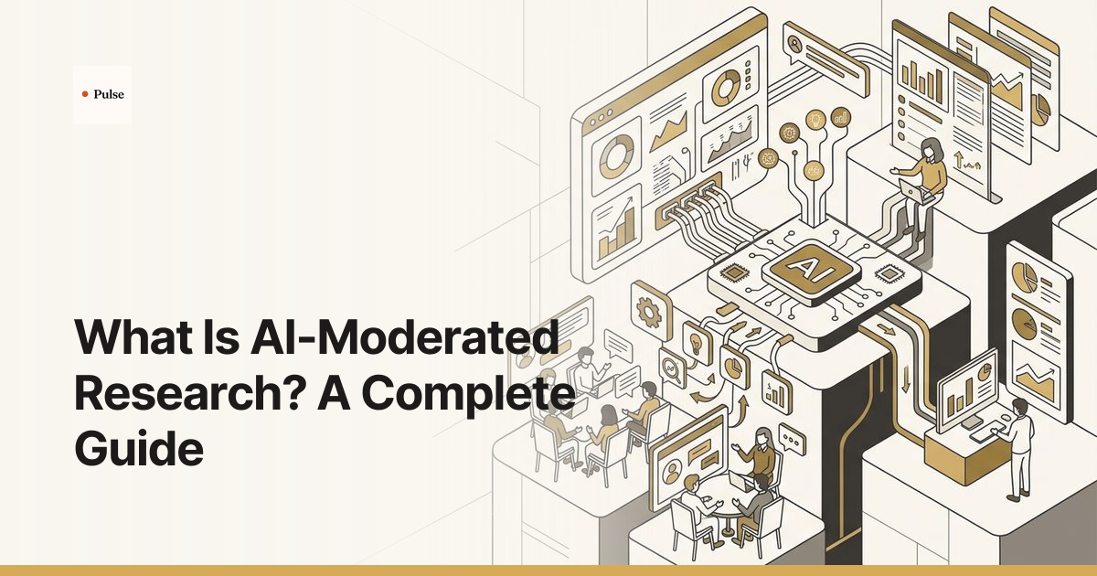 What Is AI-Moderated Research? A Complete Guide