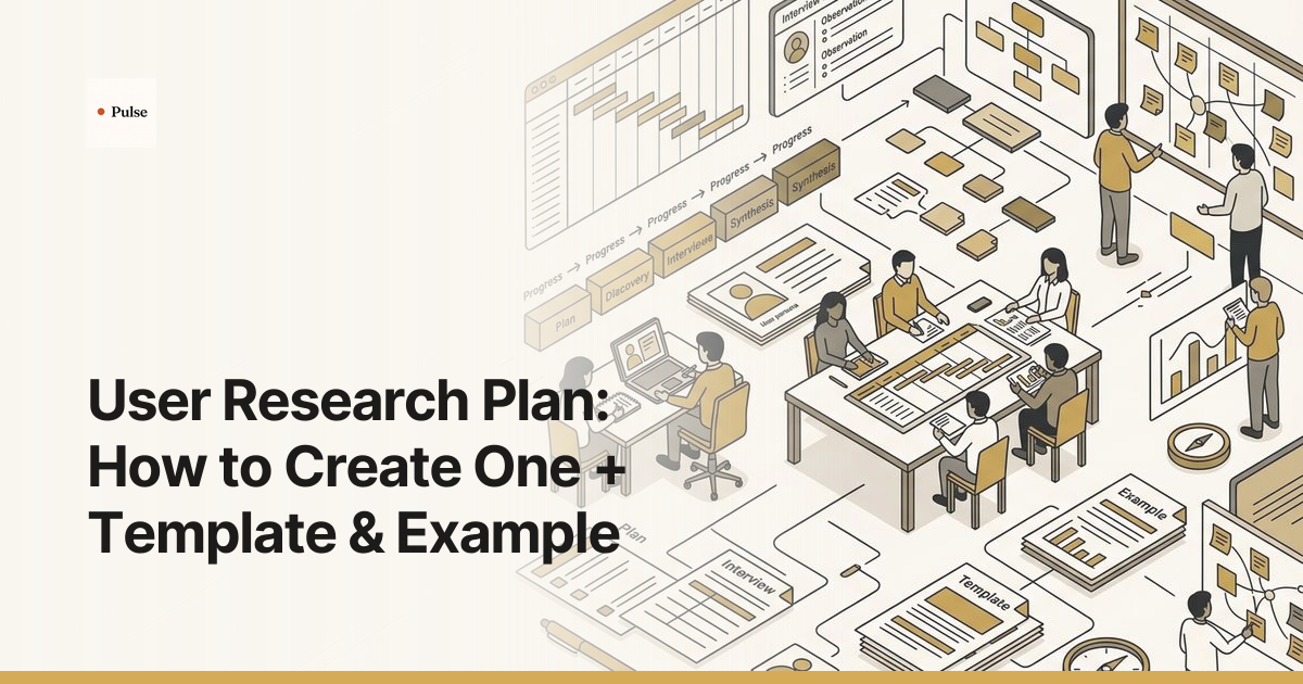 User Research Plan: How to Create One + Template & Example