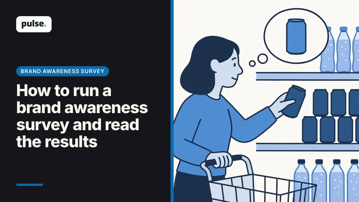 How to run a brand awareness survey and read the results