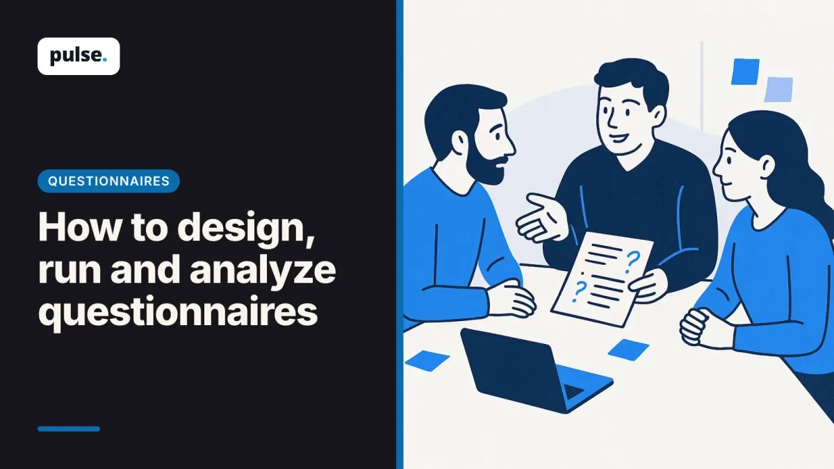 How to design, run and analyze questionnaires