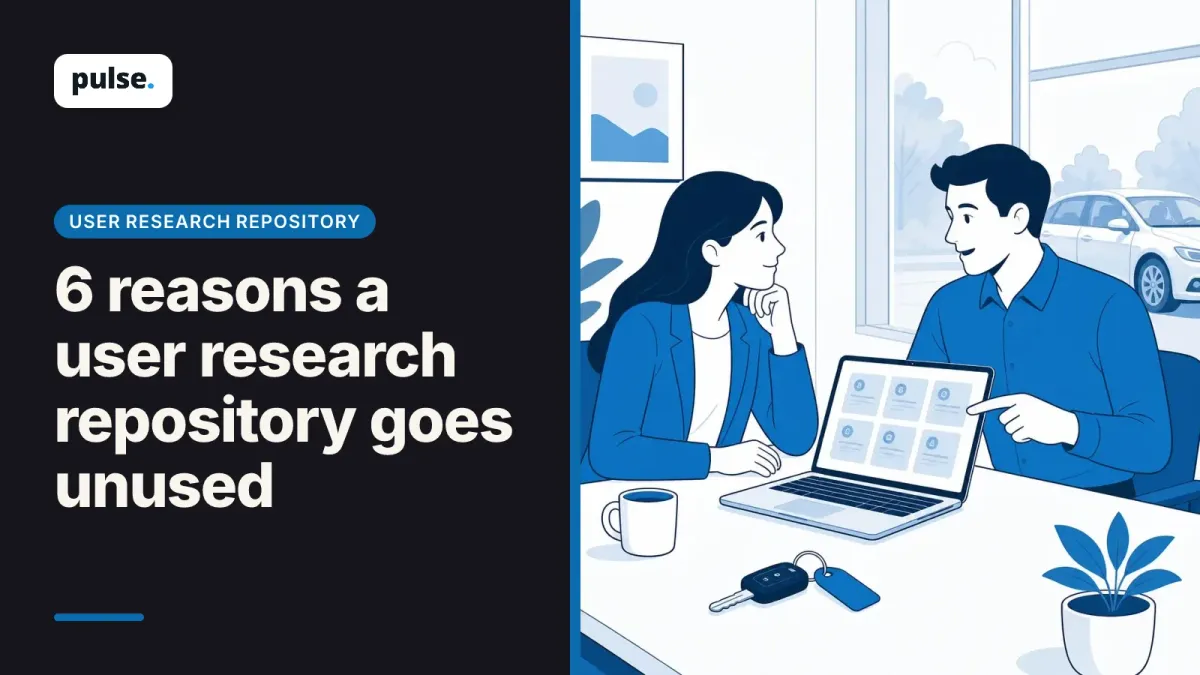 6 reasons a user research repository goes unused