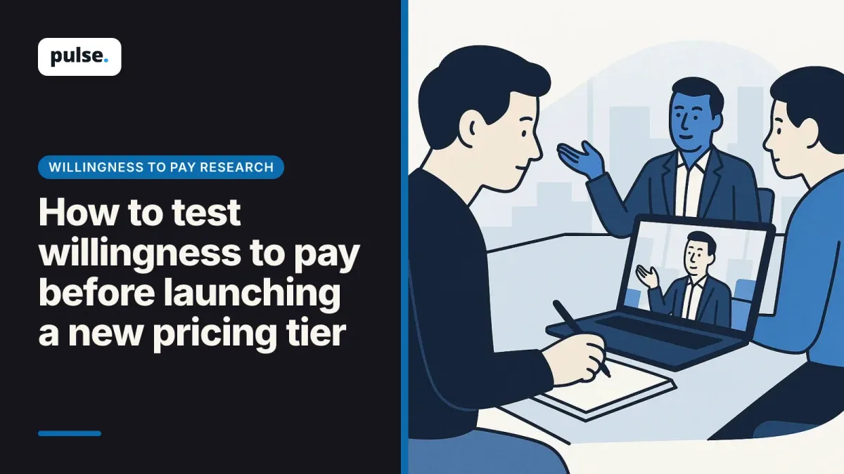 How to test willingness to pay before launching a new pricing tier
